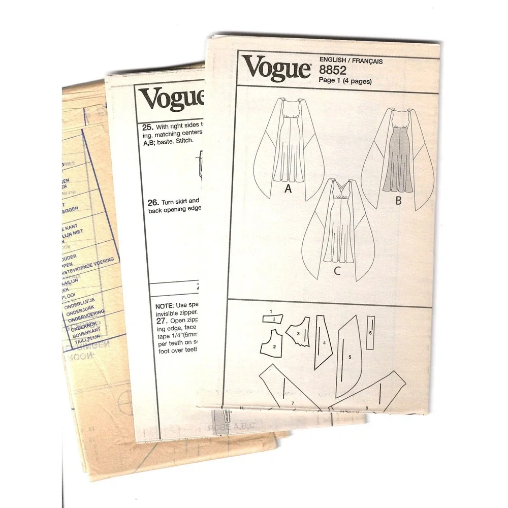 Vogue patterns 8852